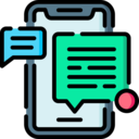 ui,electronics,interface,mail,smartphone,communications,chat,social media,mobile phone,notification,alarm,alert,message,chat bubble,new message